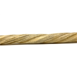  Natural History: 19th century Narwhal tusk, of typical spirally twisted straight tapering form, L131cm, with hardwood storage case,   