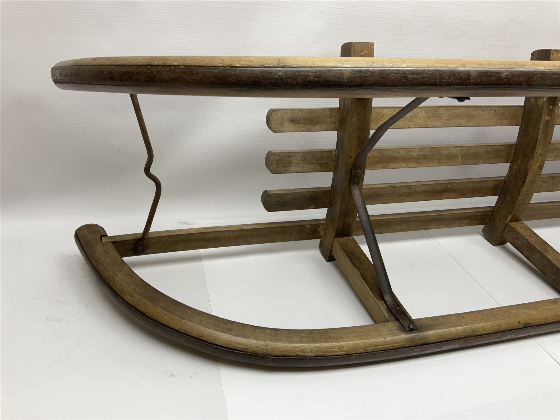 Davos wooden sledge, L108cm