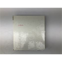 Collection of Star Trek collectors cards to include ‘Alternate Universe’ and ‘Q Continuum’ series, Star Wars cards etc housed in white album
and Harry Potter, Disney and other loose examples