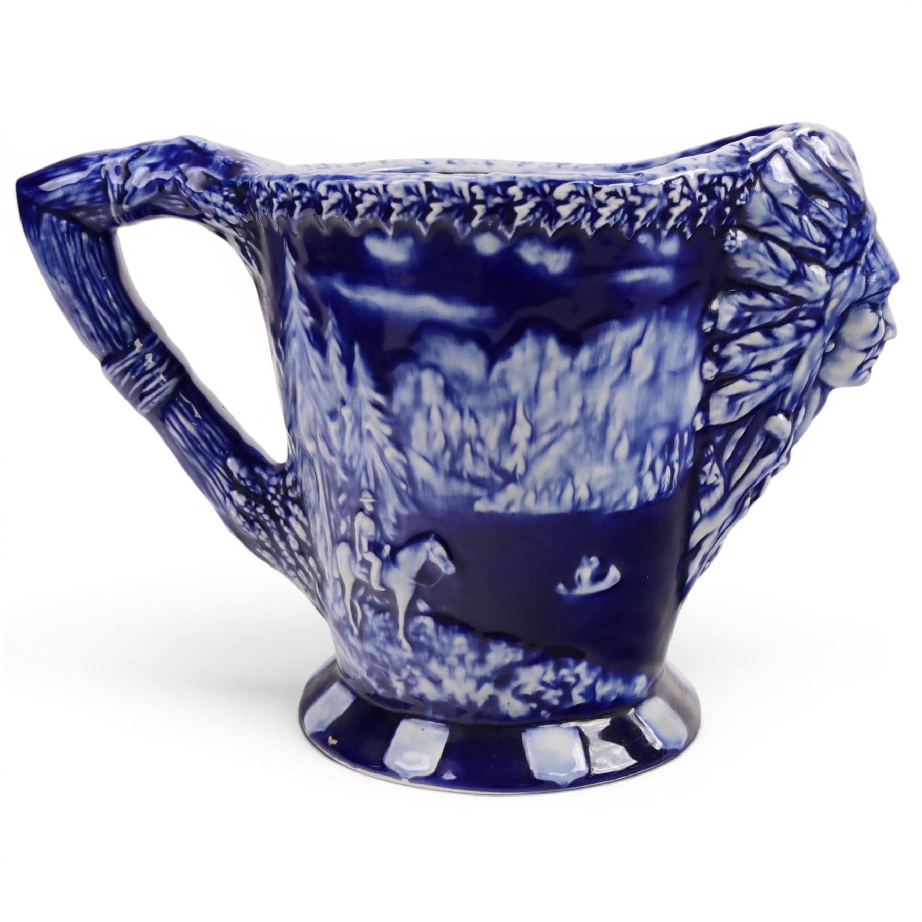 Late 19th century, Ironstone Canadian Confederation jug, H25cm 