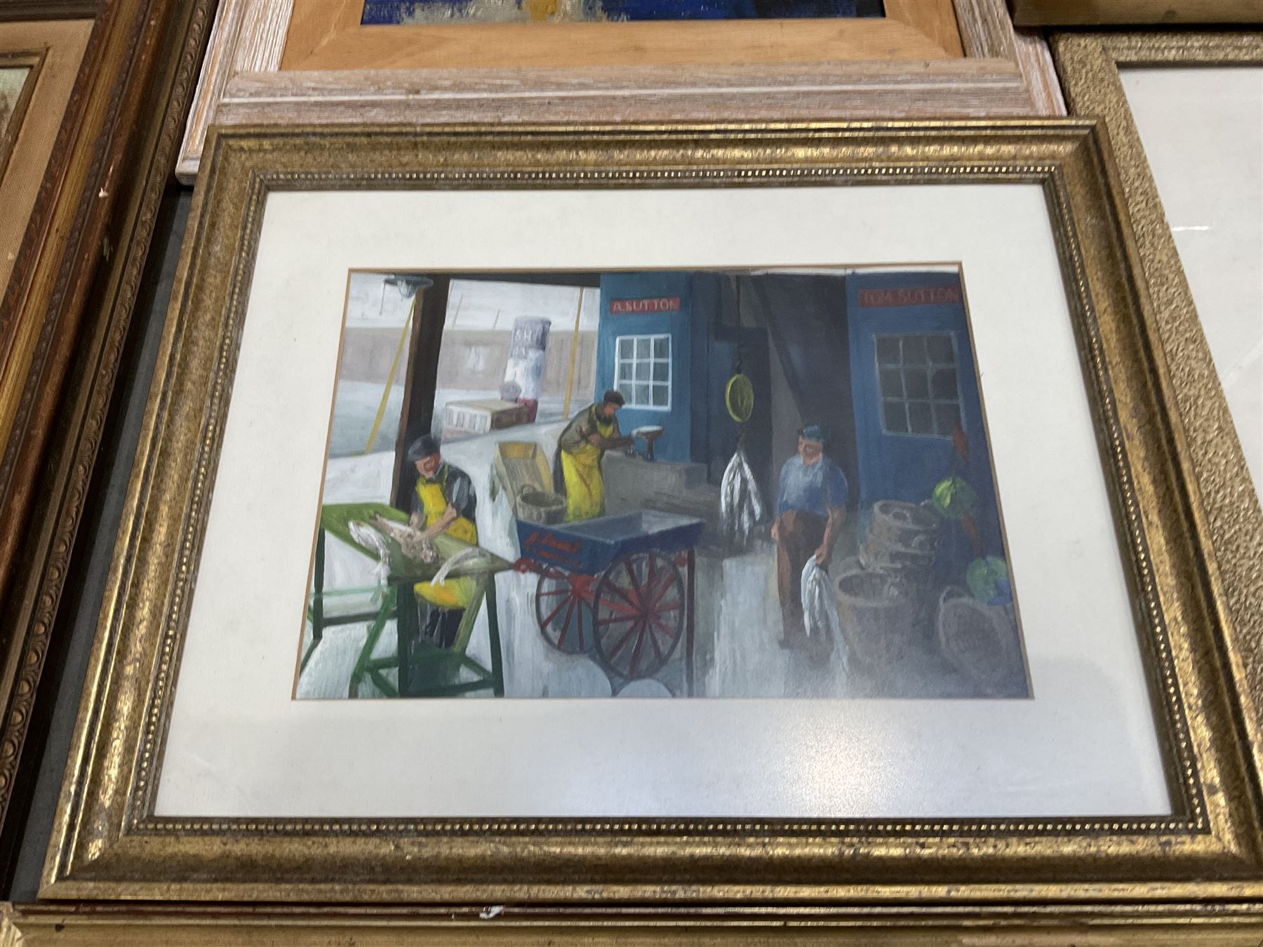 Collection of oil paintings and watercolours, artists including Geoffrey H Poole, Thomas Monro, Paul Marny, Robert Clarkson of Scarborough, classical watercolour, etc (16)