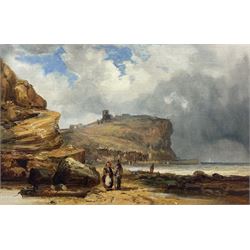 Ralph Reuben Stubbs (British 1824-1879): Scarborough from Cornelian Bay, oil on canvas signed and dated 1858, titled signed and dated on the stretcher 22cm x 33cm (unframed) 
Provenance: private collection, purchased David Duggleby Ltd 3rd March 2014, Lot 200