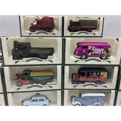 Fifty-nine Lledo Days Gone die-cast models, predominantly advertising/promotional vehicles; all boxed (59)