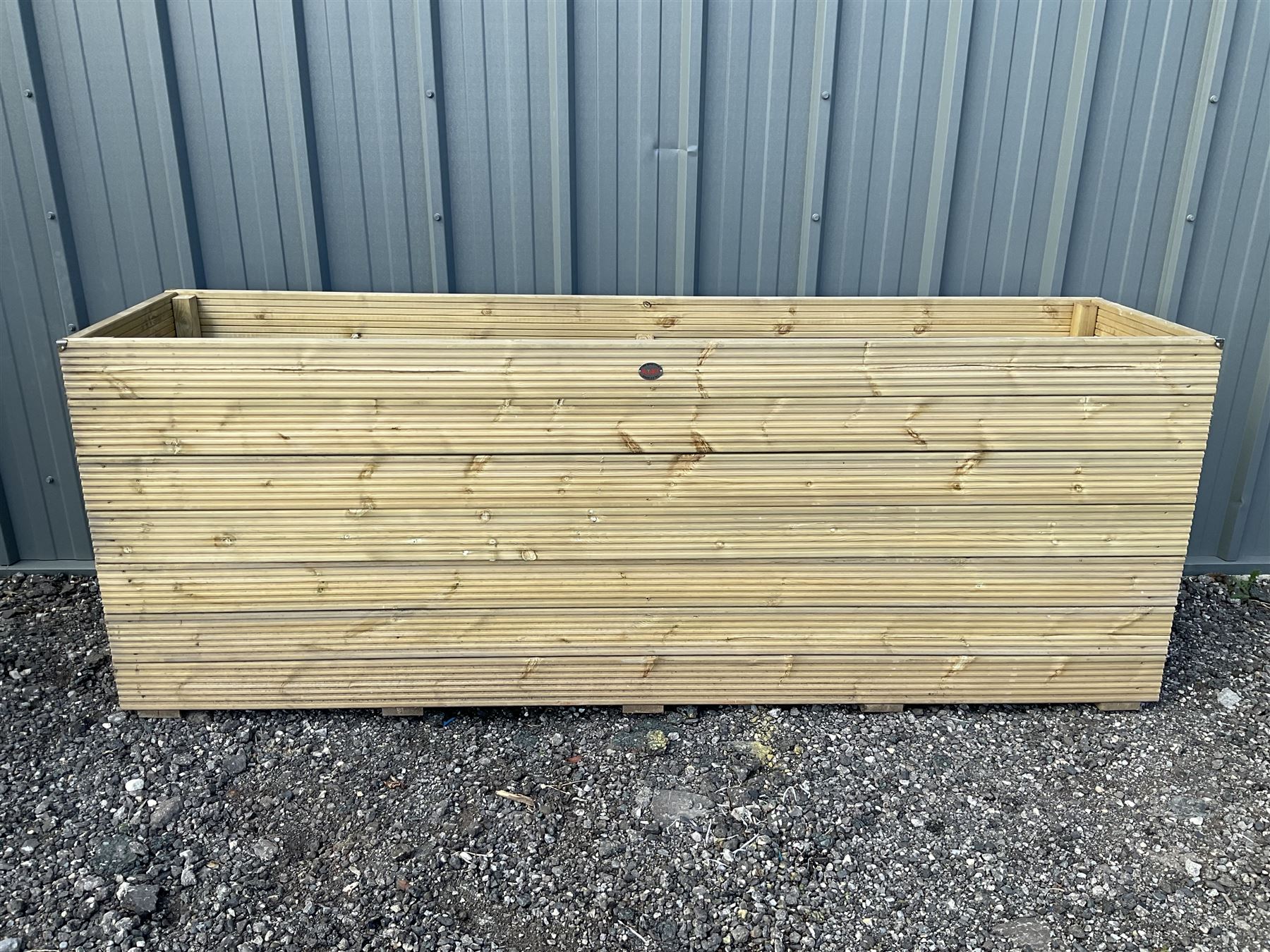 Large Ruby rectangular tanalised timber planter  - THIS LOT IS TO BE COLLECTED BY APPOINTMENT FROM DUGGLEBY STORAGE, GREAT HILL, EASTFIELD, SCARBOROUGH, YO11 3TX