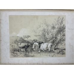 Thomas Sidney Cooper (British 1803-1902): 'Cooper's Designs for Cattle Pictures, Thirty Four Subjects of Cattle &co Designs for Pictures', London, published by T McLean, Ackermann & Co and C Tilt, 1837, with thirty two plates 