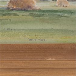 Frank Watson Wood (British 1862-1953): Berwick-upon-Tweed from Halidon Hill, watercolour signed 31cm x 52cm