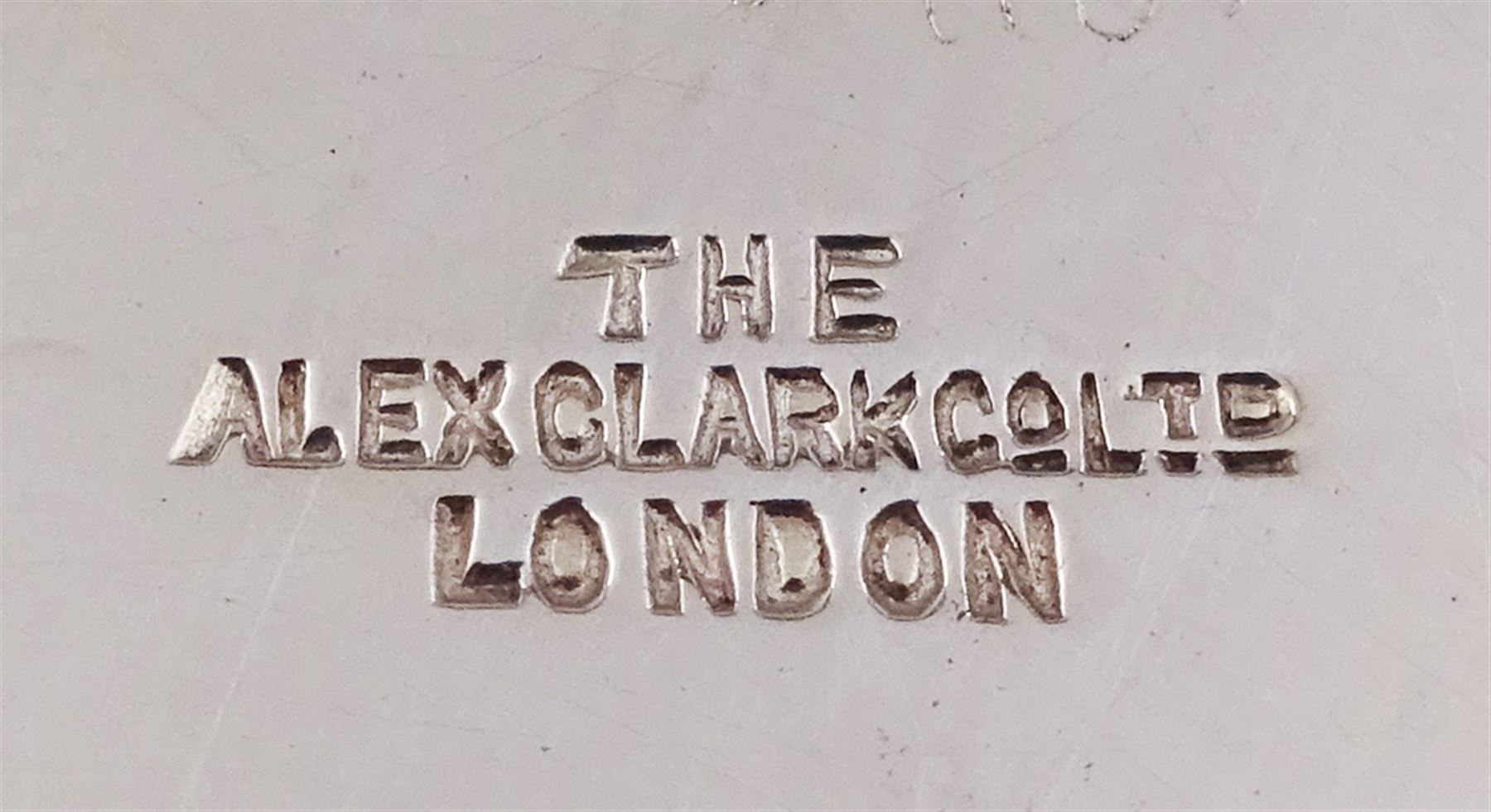 1930's silver tankard, of plain tapering form, with banded base and C scroll handle, hallmarked Alexander Clark & Co Ltd, Birmingham 1937, approximate total weight 14.86 ozt (462.4 grams)