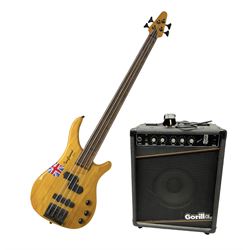 Tanglewood Rebel four-string electric bass guitar L111cm; with Gorilla GB-30 amplifier, serial no.0006529 (2)