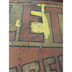 Large metal advertising sign, Fletcher's Tiger & Tomato Sauces, H51cm, W72cm