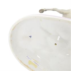 20th century Continental Marly horse, with blue triangle mark beneath, H26cm