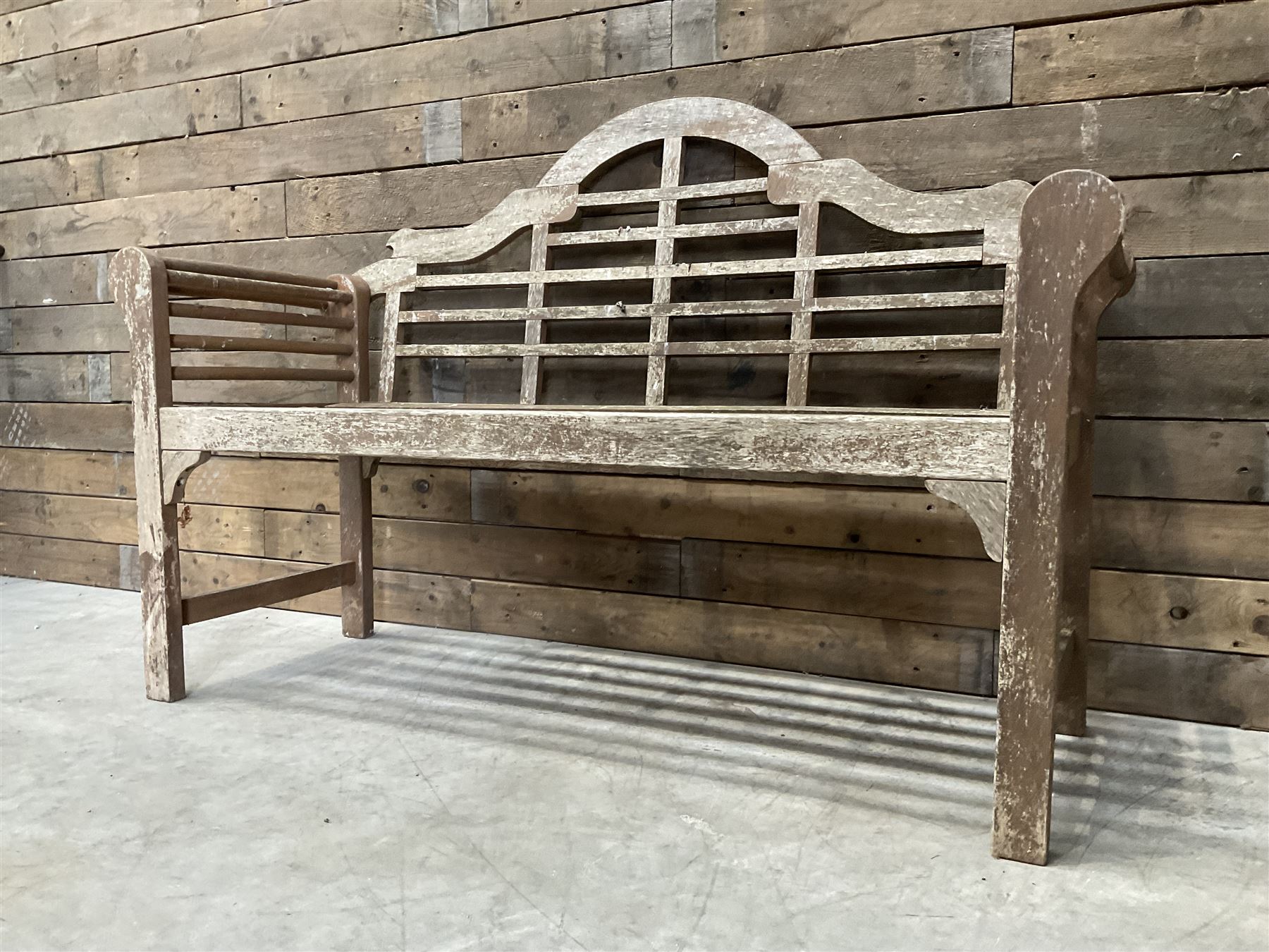  Lutyens design teak garden bench
