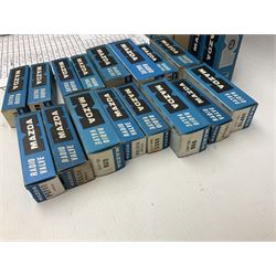 Collection of Mazda thermionic radio valves/vacuum tubes, including TH41, HL41 DD, U191, PL504 etc approximately 55 as per list, mostly boxed