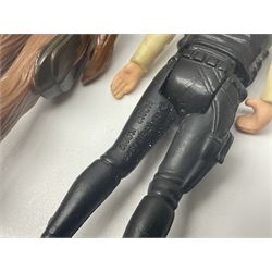 Star Wars - two unboxed vintage Star Wars vehicles comprising Millenium Falcon with 3 3/4