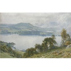 Harold Sutton Palmer (British 1854-1933): 'Windemere - A Day of Showers and Mist', watercolour signed 34cm x 52cm
Provenance: purchased by the vendor from Sotheby's London 12th November 1992, Lot 202