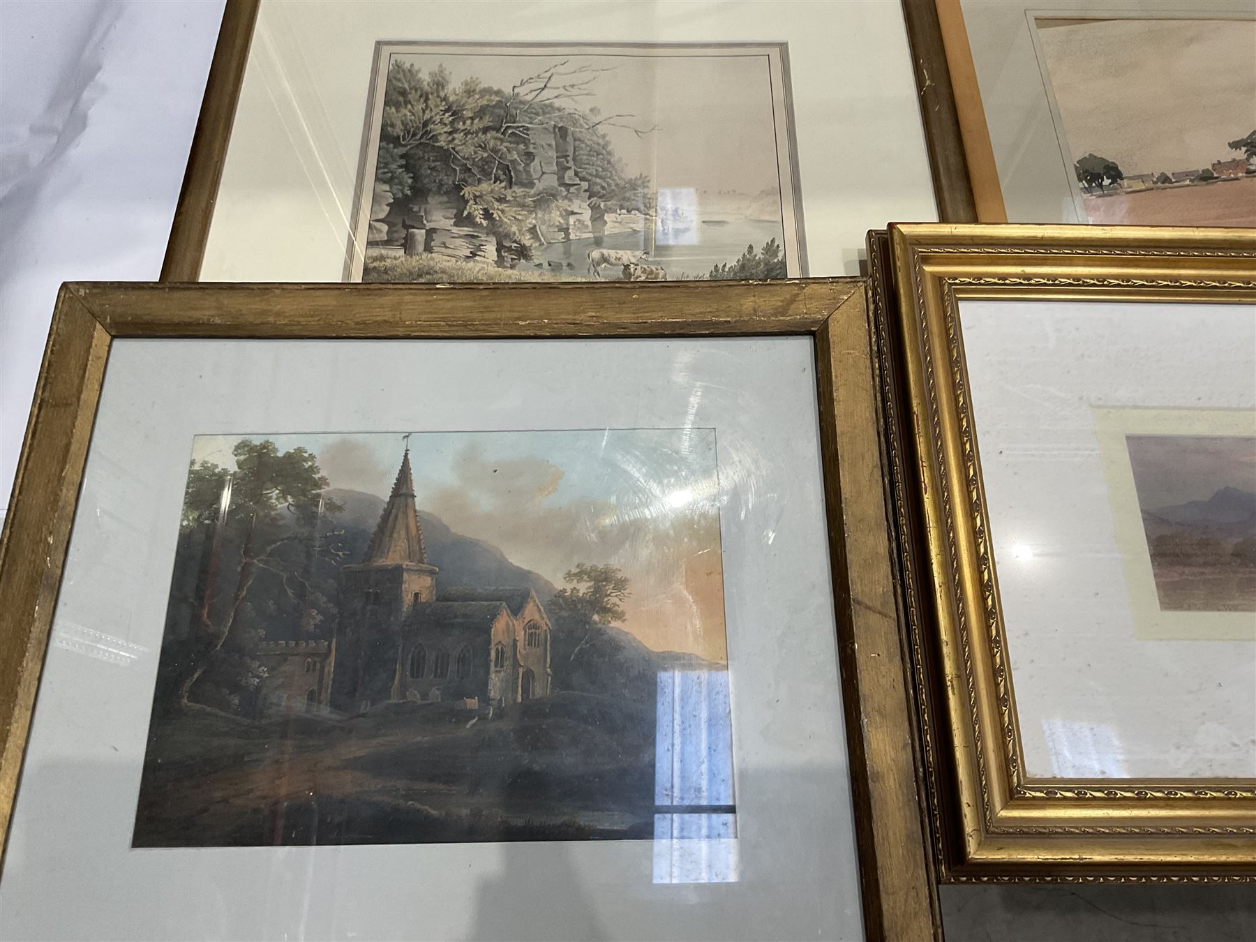 Collection of watercolours, artists including Ada Hill Walker, Henry Earp, E Mallinson, Thomas Sidney, EH Marten, Edwin Aaron Penley, etc (qty)