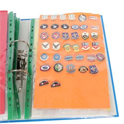 Amatuer Rugby League club enamel badge collection, from teams including Hull Wyke, Sheffield Forgers, London Griffins, Medway Dragons, Hillfoot Rams, Fife Lions, Conwy Celts, Carluke, Devon Sharks, Brotherton Bulldogs, Aspatria Hornets, Army XIII, Bristol Sonics, etc, housed in one folder, (approximately 320)