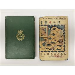 Hawker Lt. Col. P.: Instructions to Young Sportsmen in all that Relates to Guns and Shooting. 1833 7th edition. Re-bound in green cloth; Harting James Edmund: Hints on Shore Shooting.1871; Army Field Service Pocket Book. 1938. Contains numerous bound pamphlets; Ferrar Major M.L.: Officers of The Green Howards. 1920; Blake George: Mountain & Flood - History of the 52nd Lowland Division. 1950; and XV International Brigade. 1975 (6)
