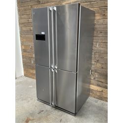 Sharp SJ-F1526E01 side by side fridge freezer, 90cm