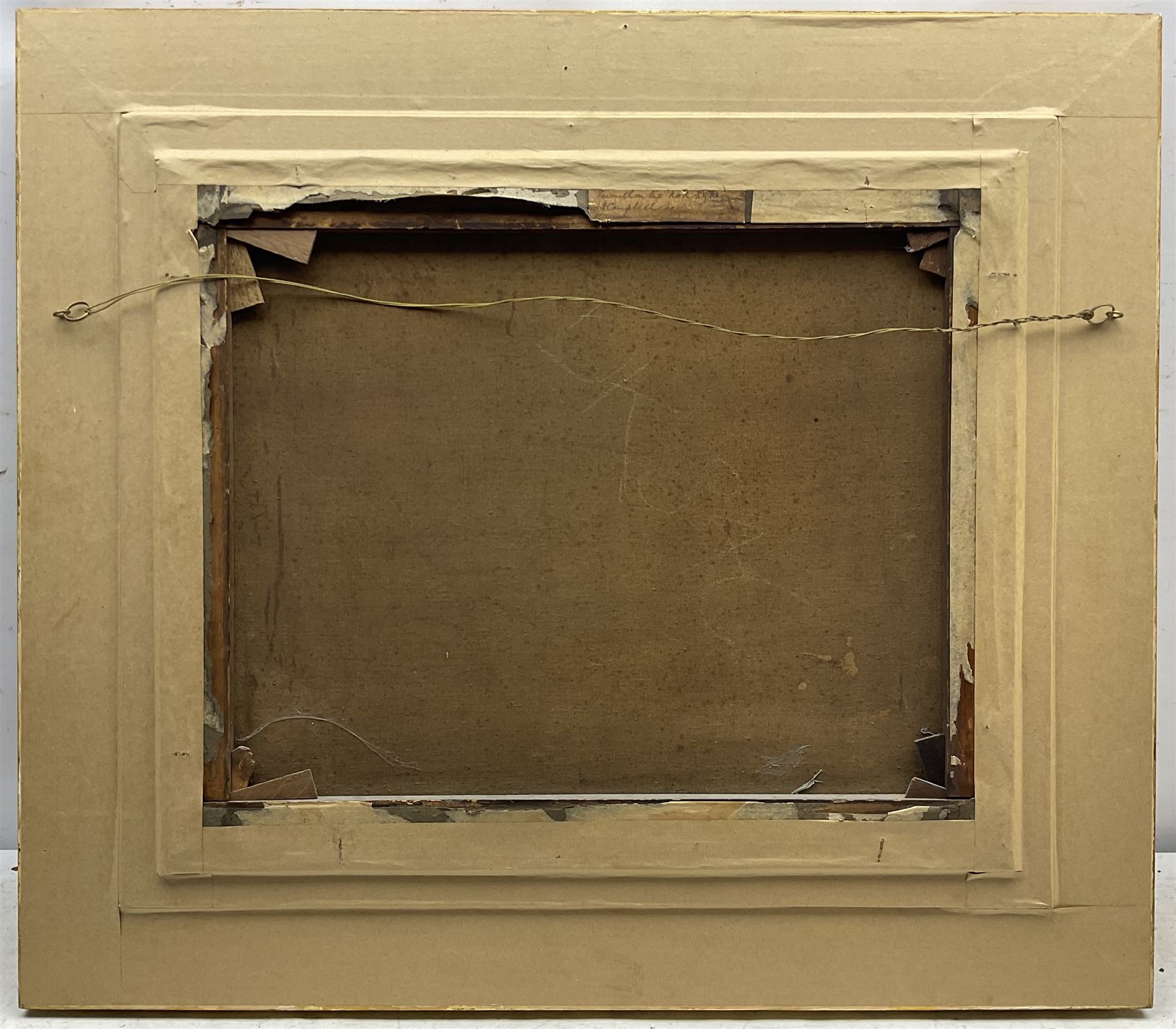 James Campbell Noble RSA (Scottish 1846-1913): 'Sawmill on the Nord Dyke', oil on canvas signed, original title label verso 50cm x 60cm