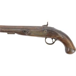 19th century percussion pistol, L41cm