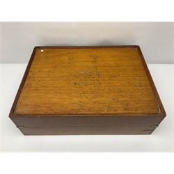 Underwood standard duplicator, in original wooden box, with gilt lettering to cover