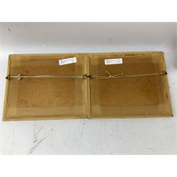 Edmund Dulac's Picture book for the French Red Cross, together with four framed and glazed hand coloured equestrian prints, in one box