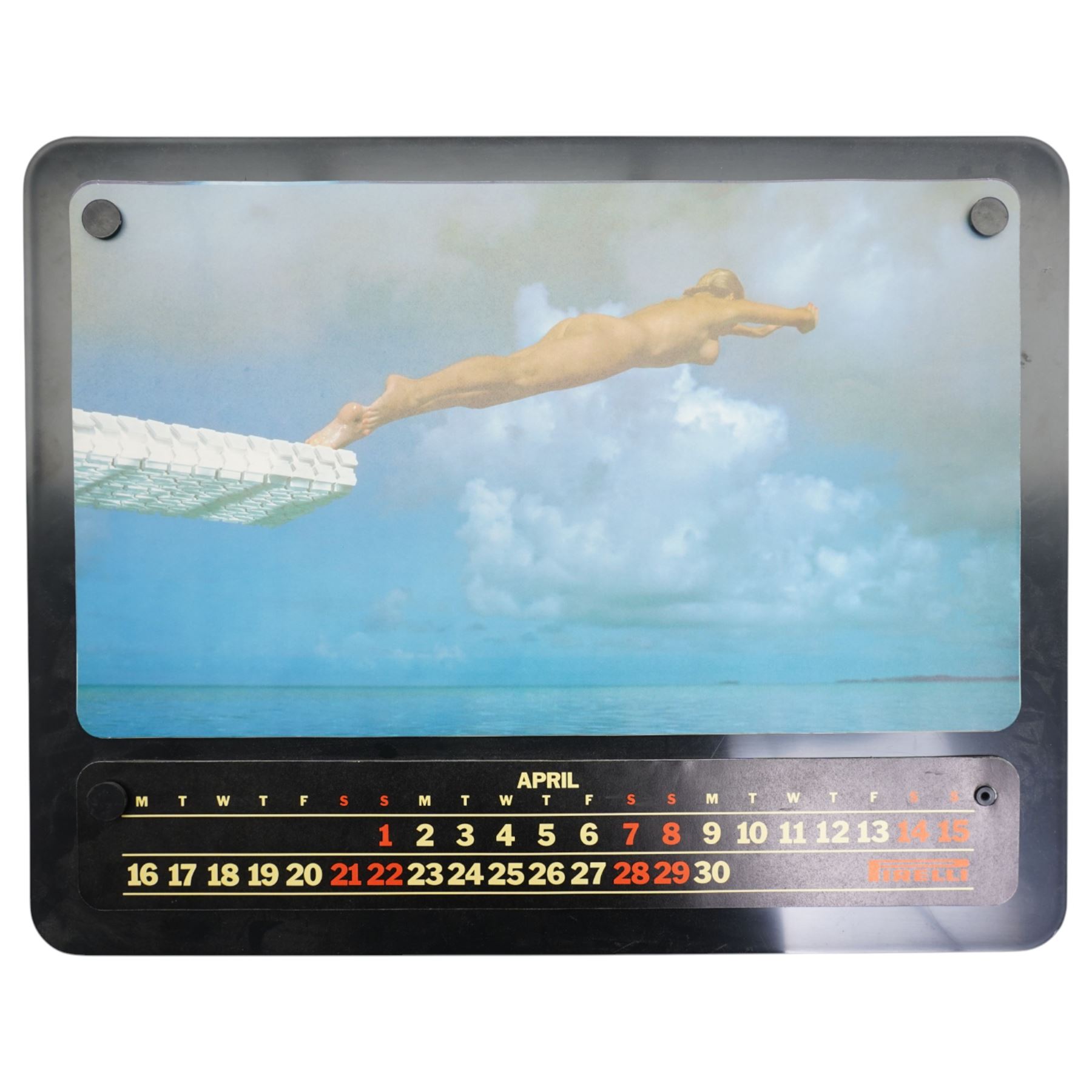 Eight Pirelli calendars, comprising 1998, 1995, 1991, 1994, 1997, 1992 and 1996, and another adjustable undated (8)