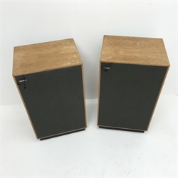 Pair Richard Allan Pavane speakers, W40cm, H69cm, D31cm