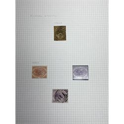 Van Diemen's Land (Tasmania) Queen Victoria and later stamps, including 1853-4 one penny and four penny stamps, 1855 two pence and four pence, 1856 one penny, 1857 various values, 1864-80 various perf issues etc, housed on pages