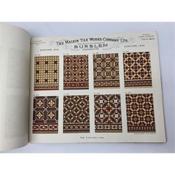 Malkin Tile Works Co Limited Burslem England, illustrated catalogue