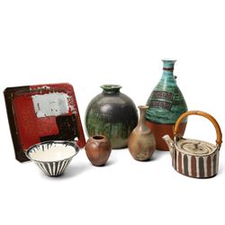 Collection of studio pottery, artists to include Michael Crosby-Jones, George Ormerod, Cli...