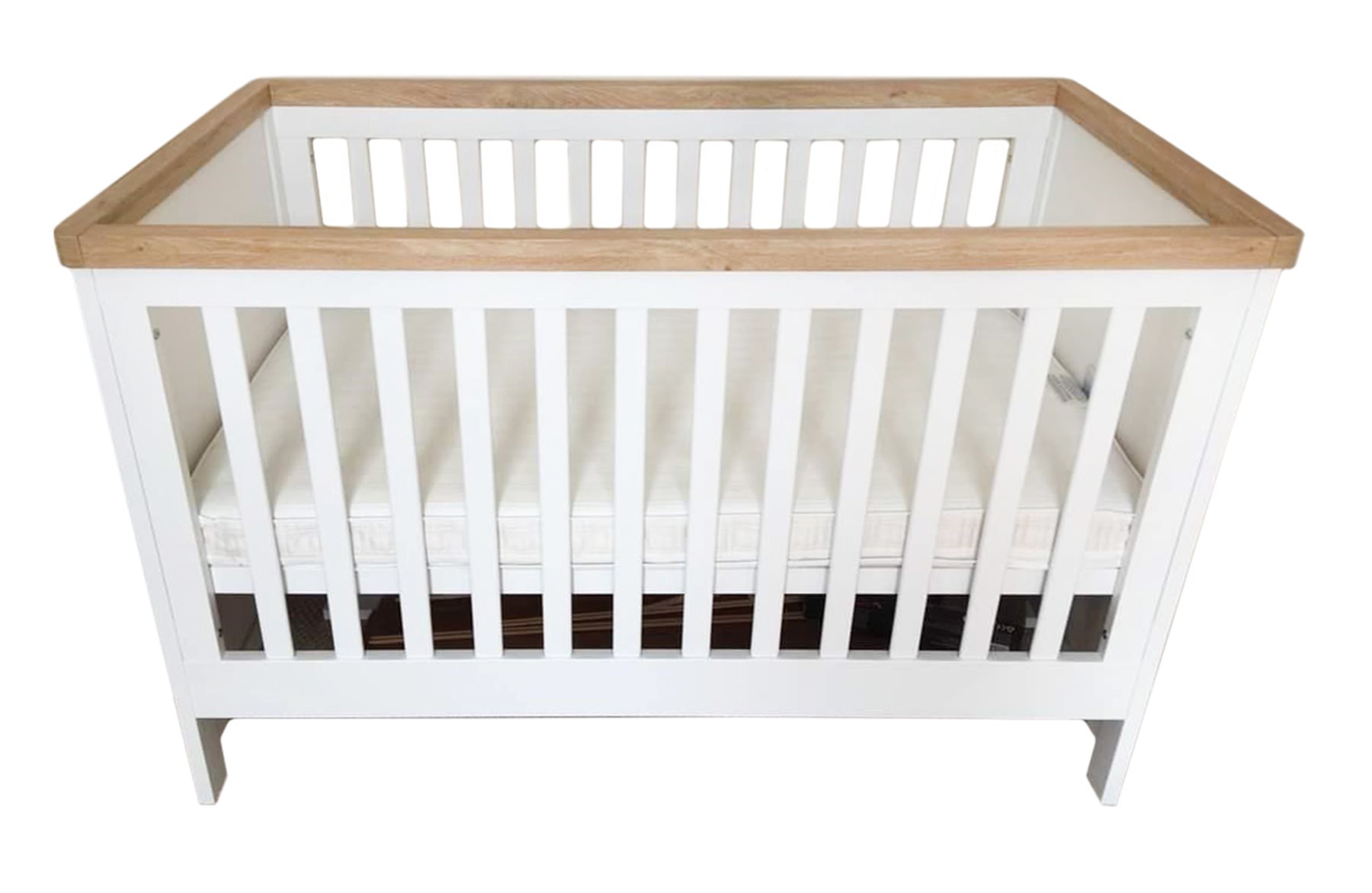 Lulworth cot bed, white finish, mattress not included, W78cm, H94cm