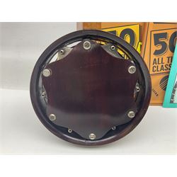 W.D. Keech banjolele pat.219720/23 with etched signature to the back; serial no.A12082 L55cm; and a restored Italian mandolin with segmented lute back; together with three music books