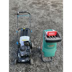 MacAllister petrol lawnmower and Bosch garden shredder - THIS LOT IS TO BE COLLECTED BY APPOINTMENT FROM DUGGLEBY STORAGE, GREAT HILL, EASTFIELD, SCARBOROUGH, YO11 3TX