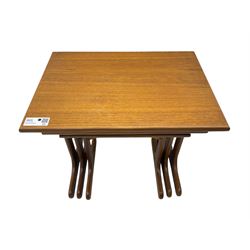 G-Plan - nest of three teak tables 