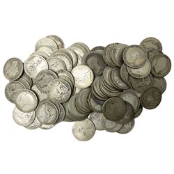 Approximately 160 grams of Great British pre 1920 silver four pence coins, including William IIII 1836, Queen Victoria 1838 and 1843 etc, the majority being from the reign of Queen Victoria