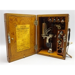  20th century Dobbie-McInnes Patent Engine Indicator, Design No.1 for large size steam instruments, in fitted mahogany box, with Radial Divider card and Ellerman's Wilson Line Diagram sheets, H20cm.   
