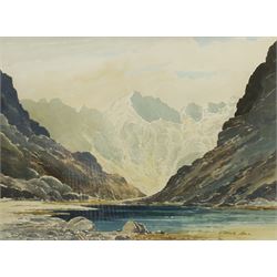 E Grieg Hall (British 20th century): Lake District Landscape, watercolour signed 37cm x 49cm