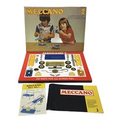Meccano - Super Highway Multikit, No.2 Construction Kit and 07807 Farm Tractor Construction Kit; all boxed with instructions; and quantity of Plastic Meccano with Sets 300/400 instructions.