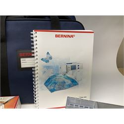 Bernina 'Artista' 630 computerised sewing machine with stitch regulator, carrying case, instruction booklet and accessories, in original box