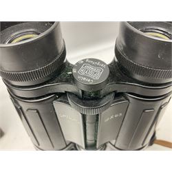 Pair of Optolyth 12 x 63 binoculars, made in Germany, serial no 82186, in leather case