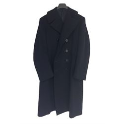WW2 French Naval Officer's greatcoat; bears label 'Hirsch Tyler Company Uniforms 10th & Berks Sts Philadelphia Penna.'