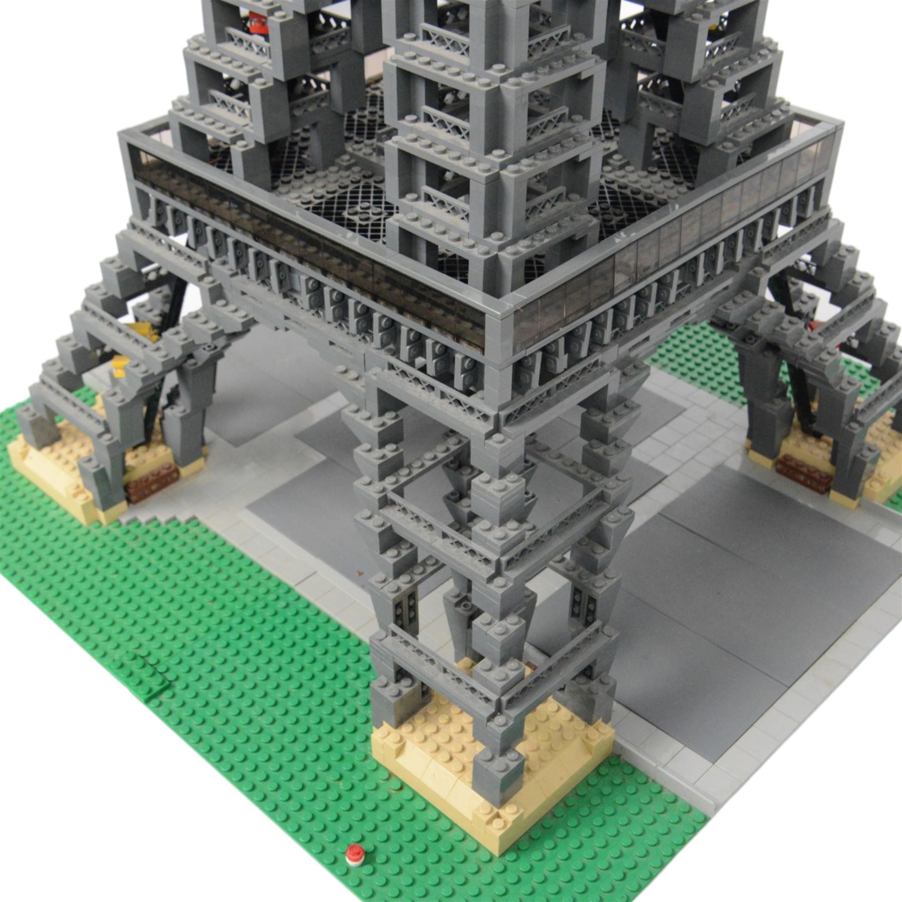 Lego Eiffel Tower no. 10181, 1:300 scale, built, with box and instructions