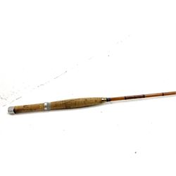 Hardy Bros Ltd Alnwick, 'The JJ Hardy Triumph' two piece palakona fly fishing rod