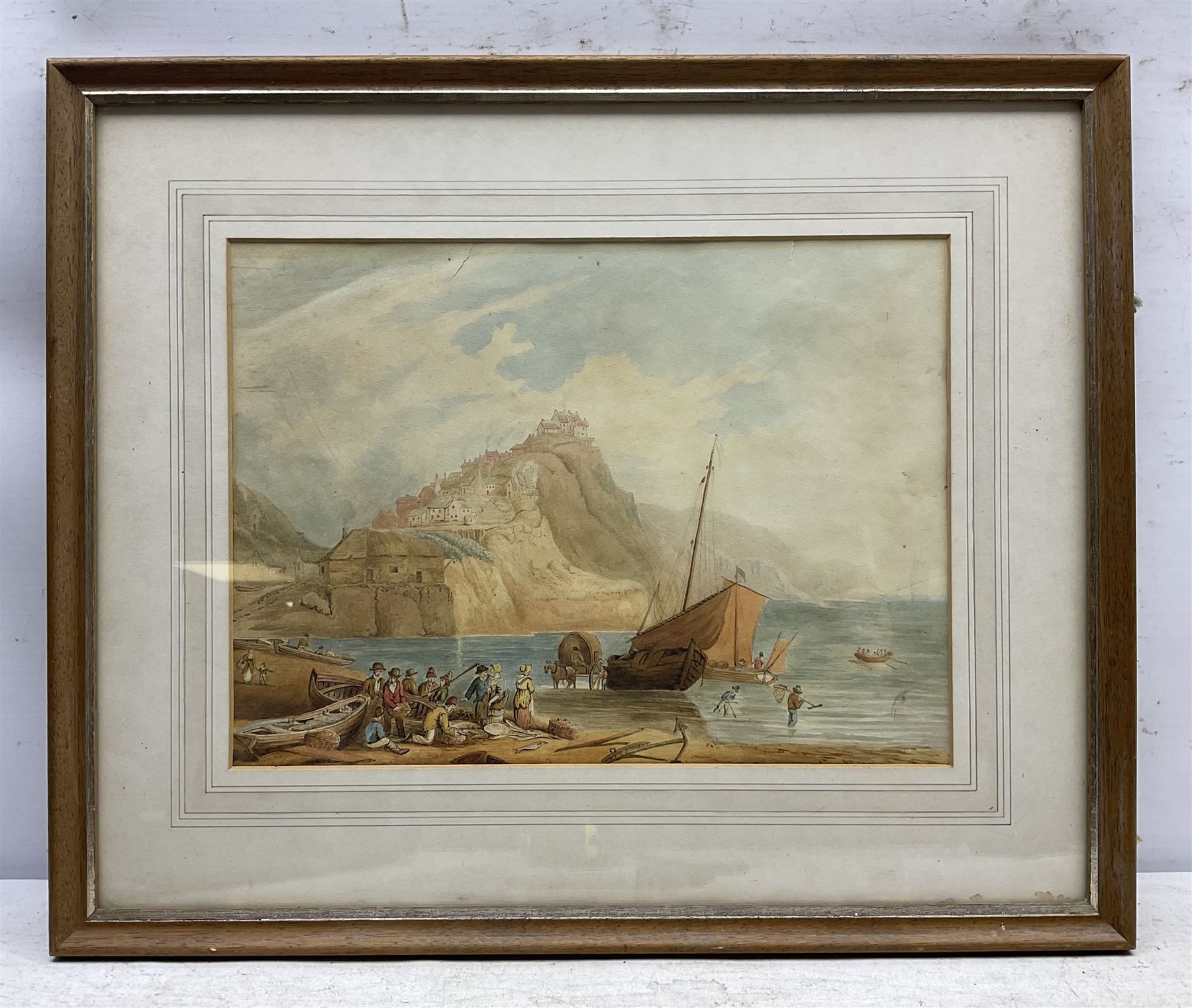 After Francis Nicholson (British 1753-1844): View of Robin Hood's Bay, watercolour unsigned 23cm x 32cm 