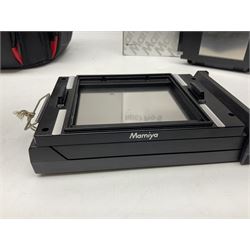 Mamiya RB67 Pro-S camera body, serial no. C559634, with 'Mamiya - Sekor C 1:3.8 f=90mm' lens, serial no. 75999, Mamiya RB 6x8 Pro-S 120 Roll Film Holder and Mamiya Polaroid back holder, with carry case and original boxes 