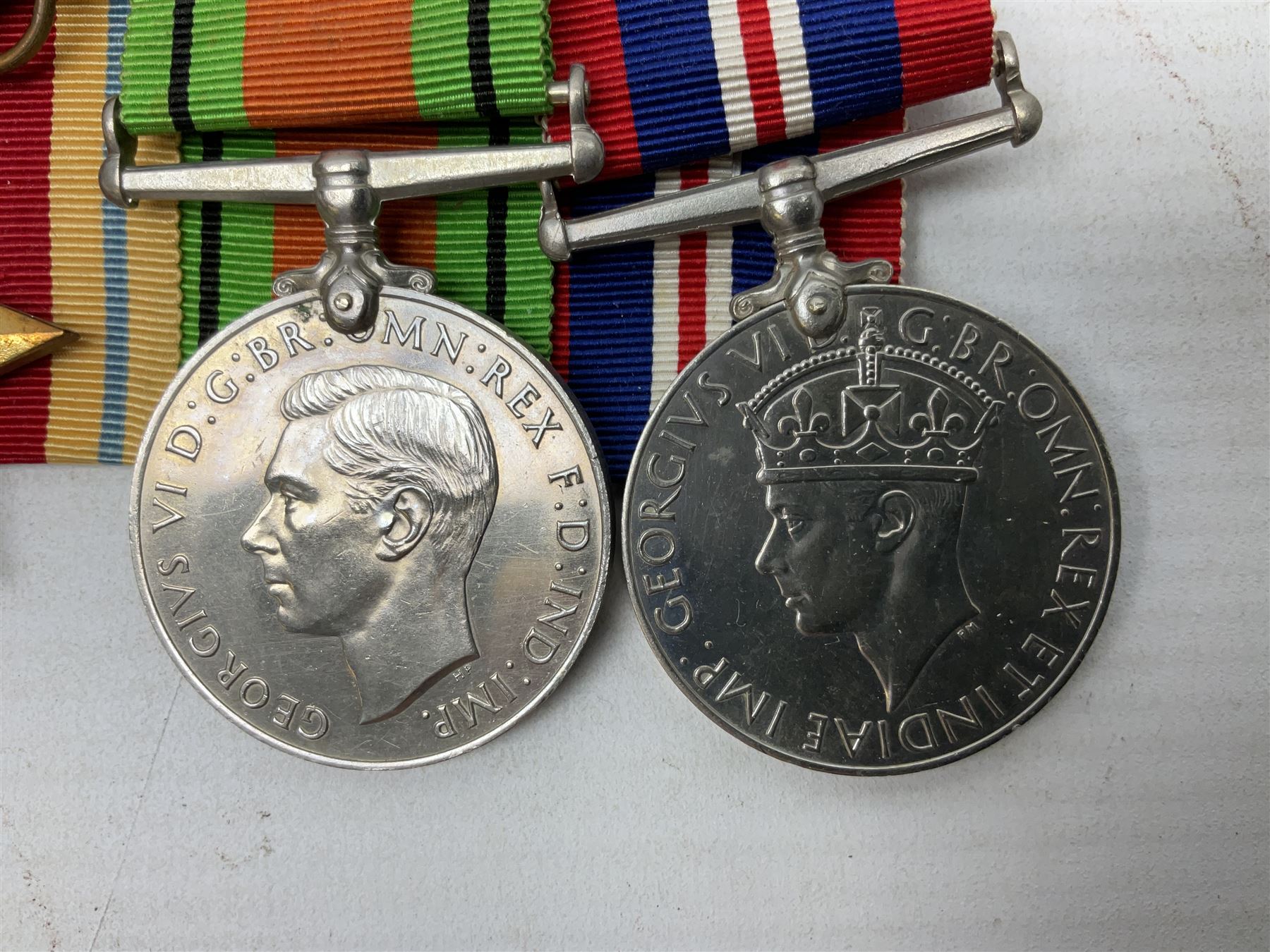 WW1/WW2 Military Cross group of eight medals comprising M.C., 1914 Star with 5th Aug.-22nd Nov.1914 clasp, British War Medal and Victory Medal with MID oak leaves awarded to Lieut. (later Lieut./Col) F.C. Davidson R.A.M.C., 1939-1945 Star, Africa Star with 1st Army clasp, 1939-1945 War Medal and Defence Medal; with single page copy of research material