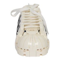 Lego Adidas Originals Superstar trainer, no. 10282, built with box and instructions