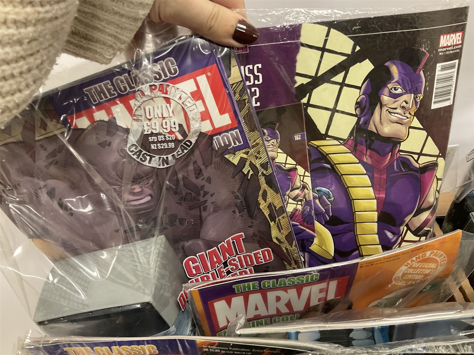 Eaglemoss The Classic Marvel Figurine Collection - forty-one magazines with models each as issued in unopened plastic bags; eleven boxed models and eight loose periodicals; in three boxes (60)