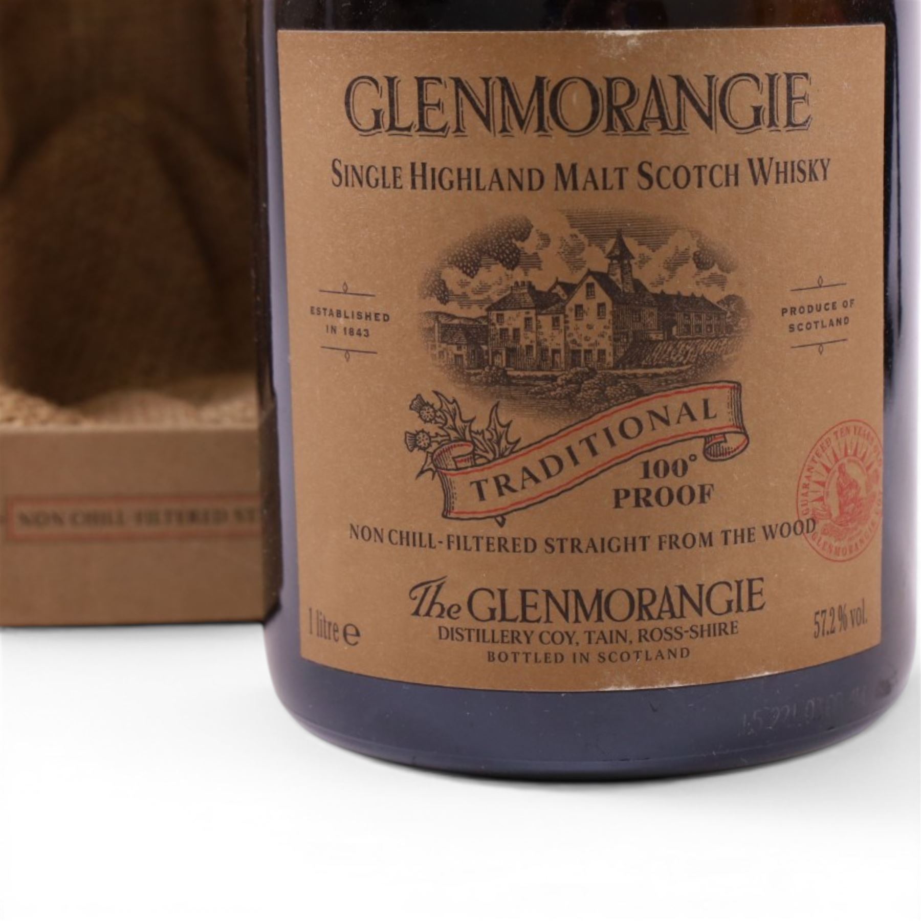 Glenmorangie, Traditional 100 proof whisky, 57.2% vol, 1 litre